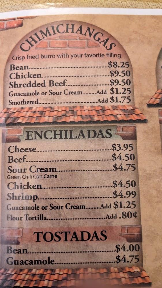 Felisa's Mexican Food & Lounge Menu image 1